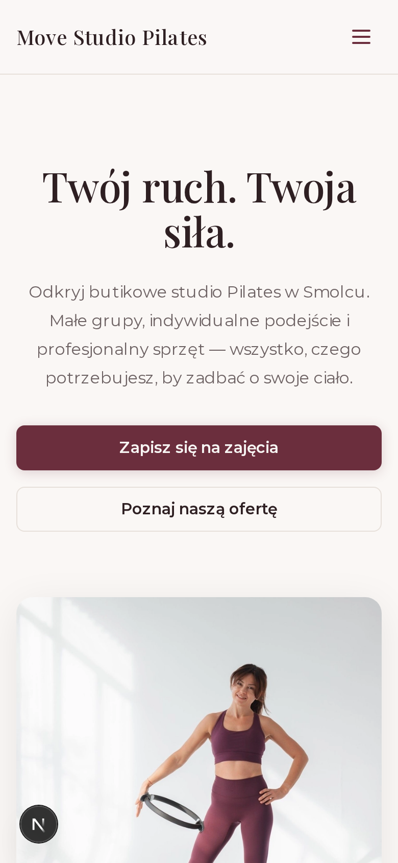 Move Studio — wersja mobilna